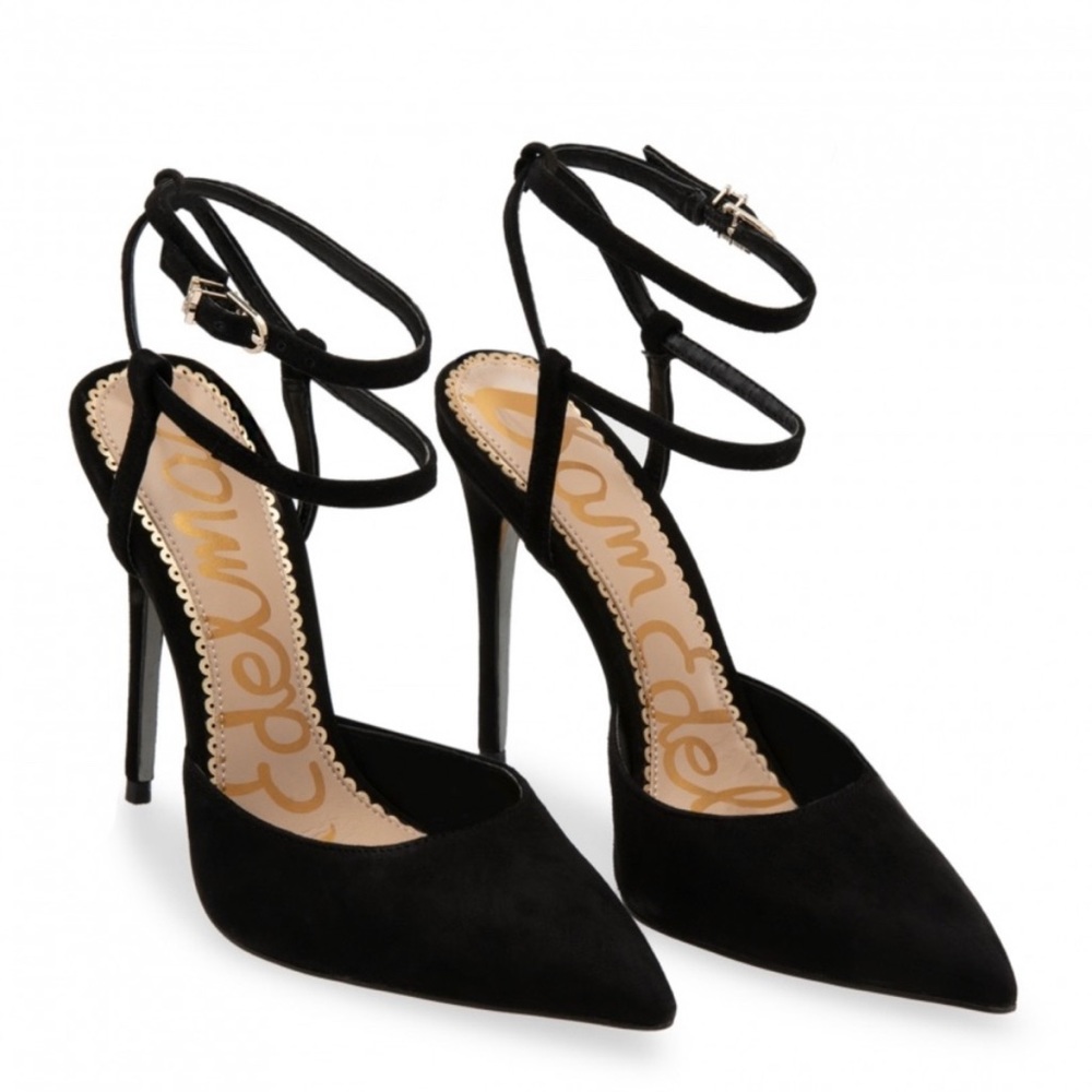 Sam Edelman Women's Deana Ankle Strap Pumps black - Size 7.5